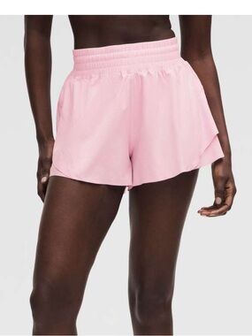 lululemon Shake It Out High-Rise Running Short 2.5" - Pink Organza
